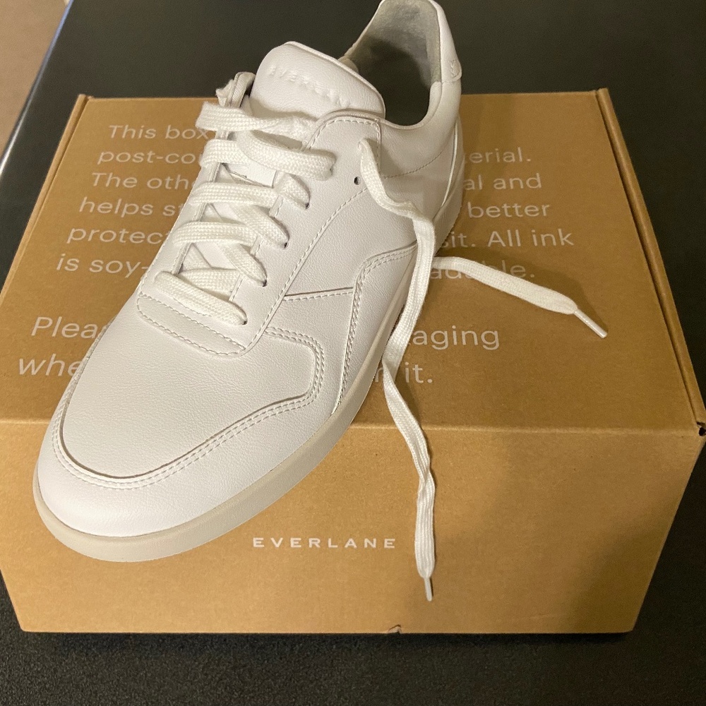 BRAND NEW UNWORN Everlane ReLeather Court Sneaker | Size: 7